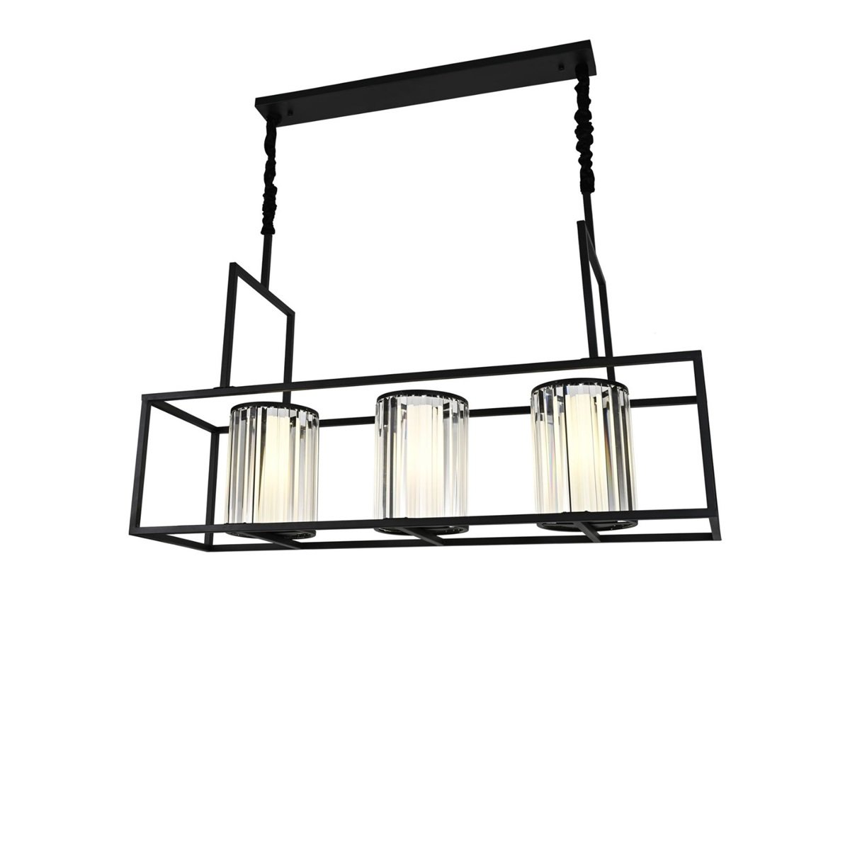 CEILING LAMP QL10619 0775-3 BLACK