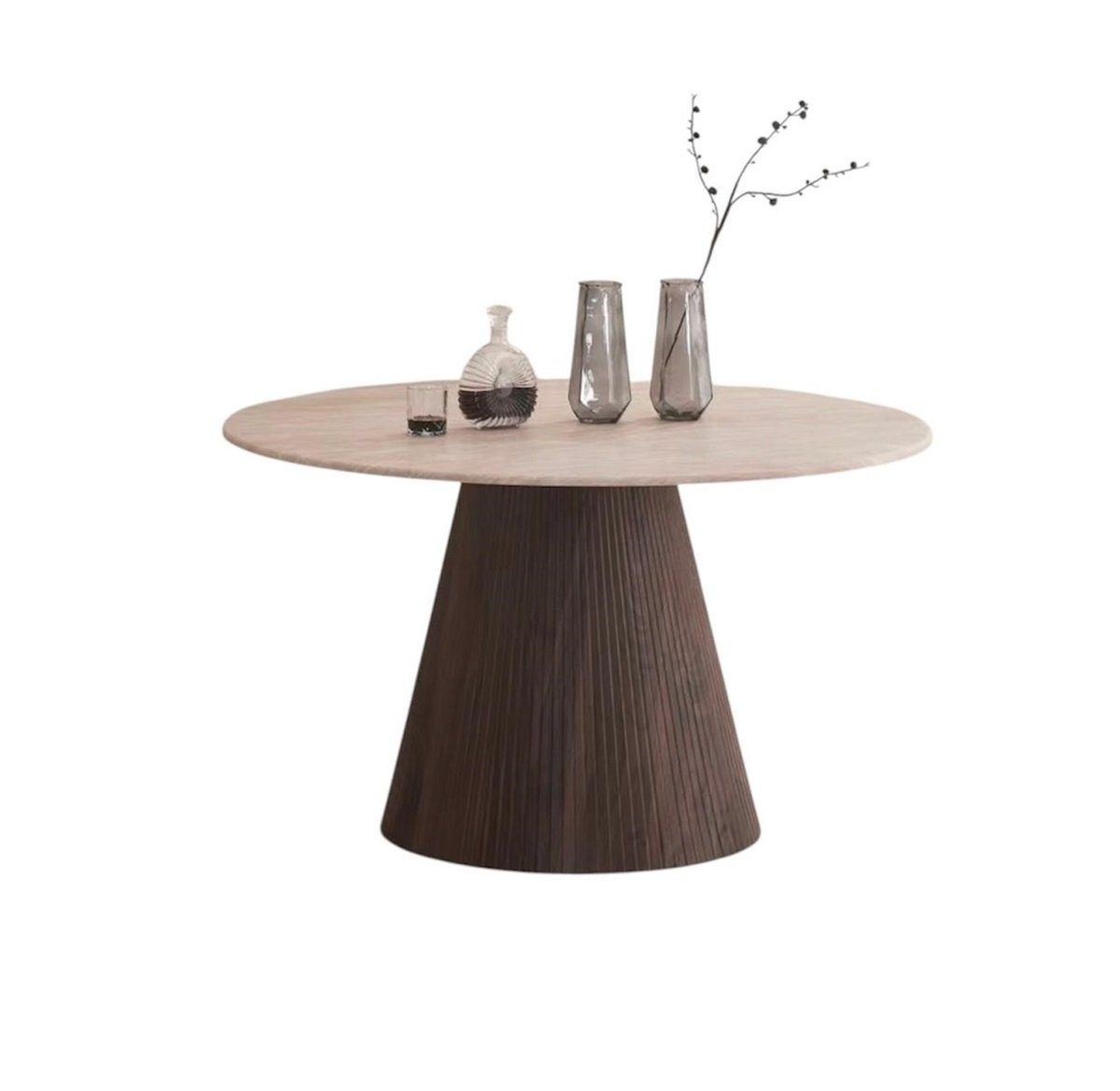 KIMBERLY BROWN DT 130 AROUND FLINTSTONE FAUX MARBLE TOP