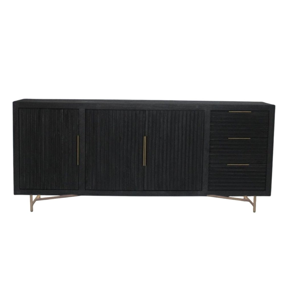 TAKSIM BF MANGO WOOD 180X40X85 + BLACK LEGS