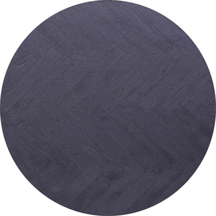 BLACK BONITO WOOD TOP + Ø 130
