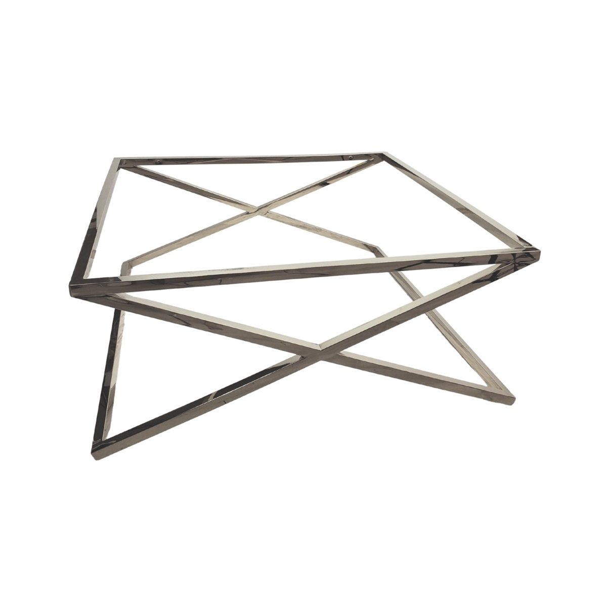 RIXOS 1220 COFFEE TABLE FRAME + 100x100 SILVER