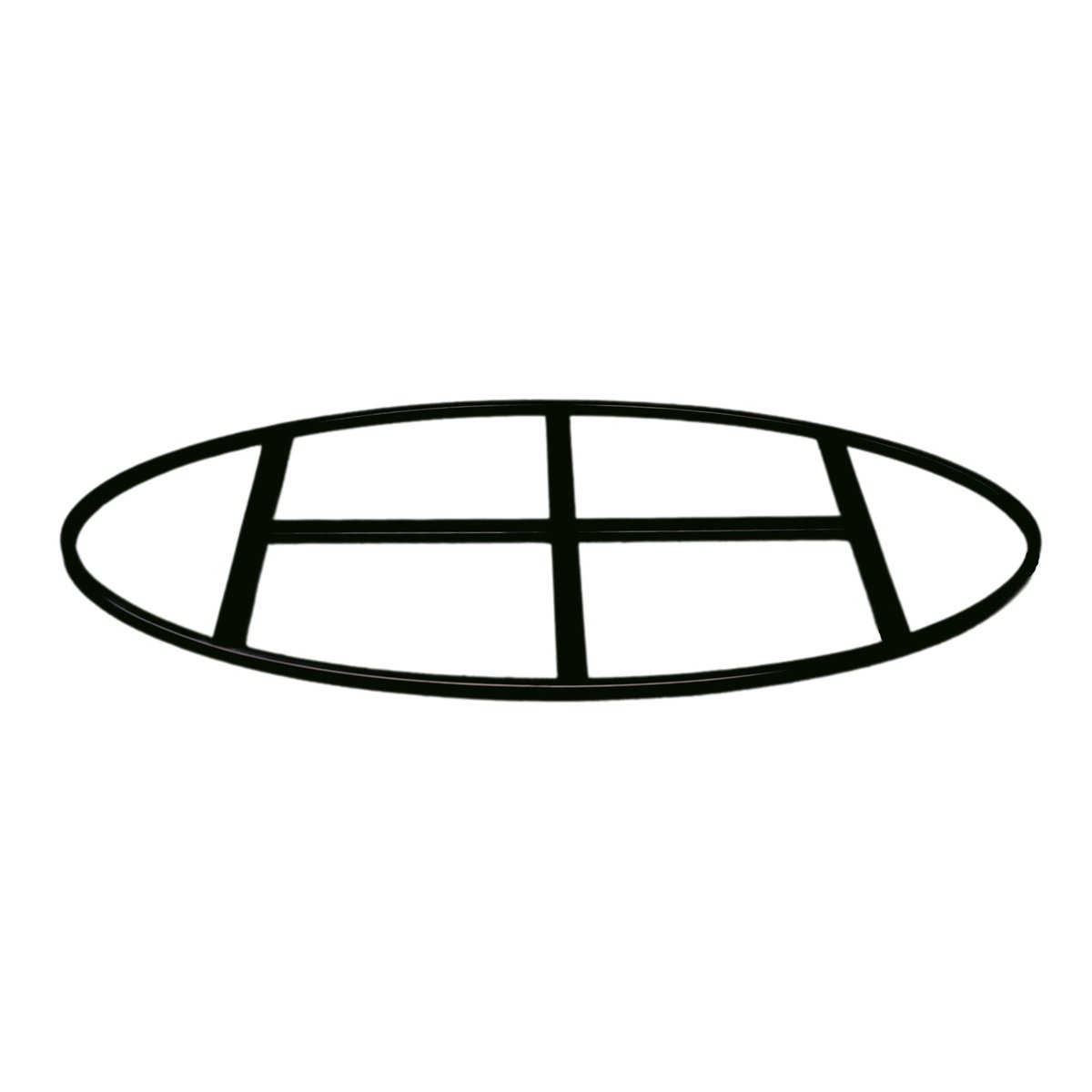 FRAME FOR OCTOPUS OVAL BLACK + 140X80