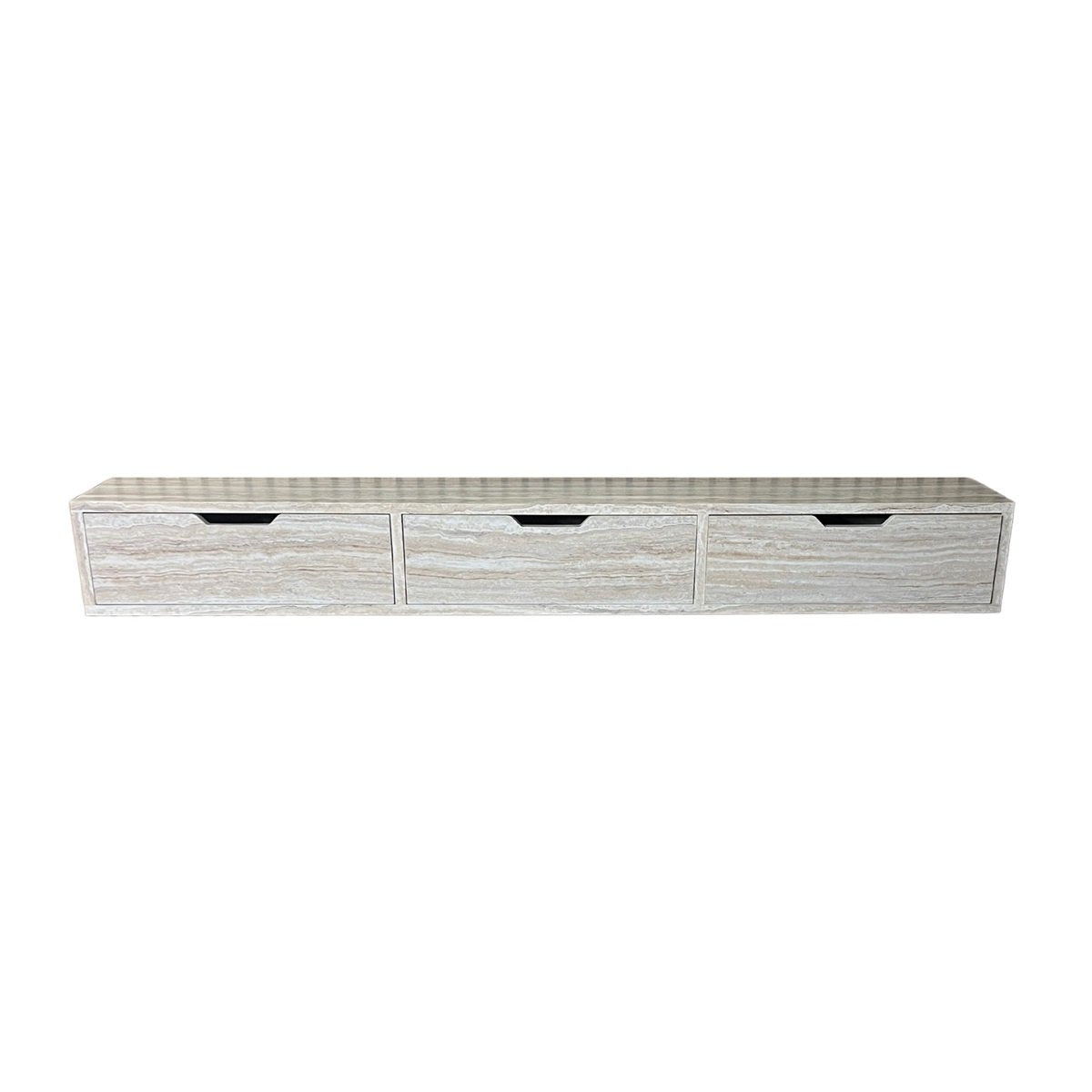 WALL CABINET FLINTSTONE VENEER PLAIN + 160X24X20