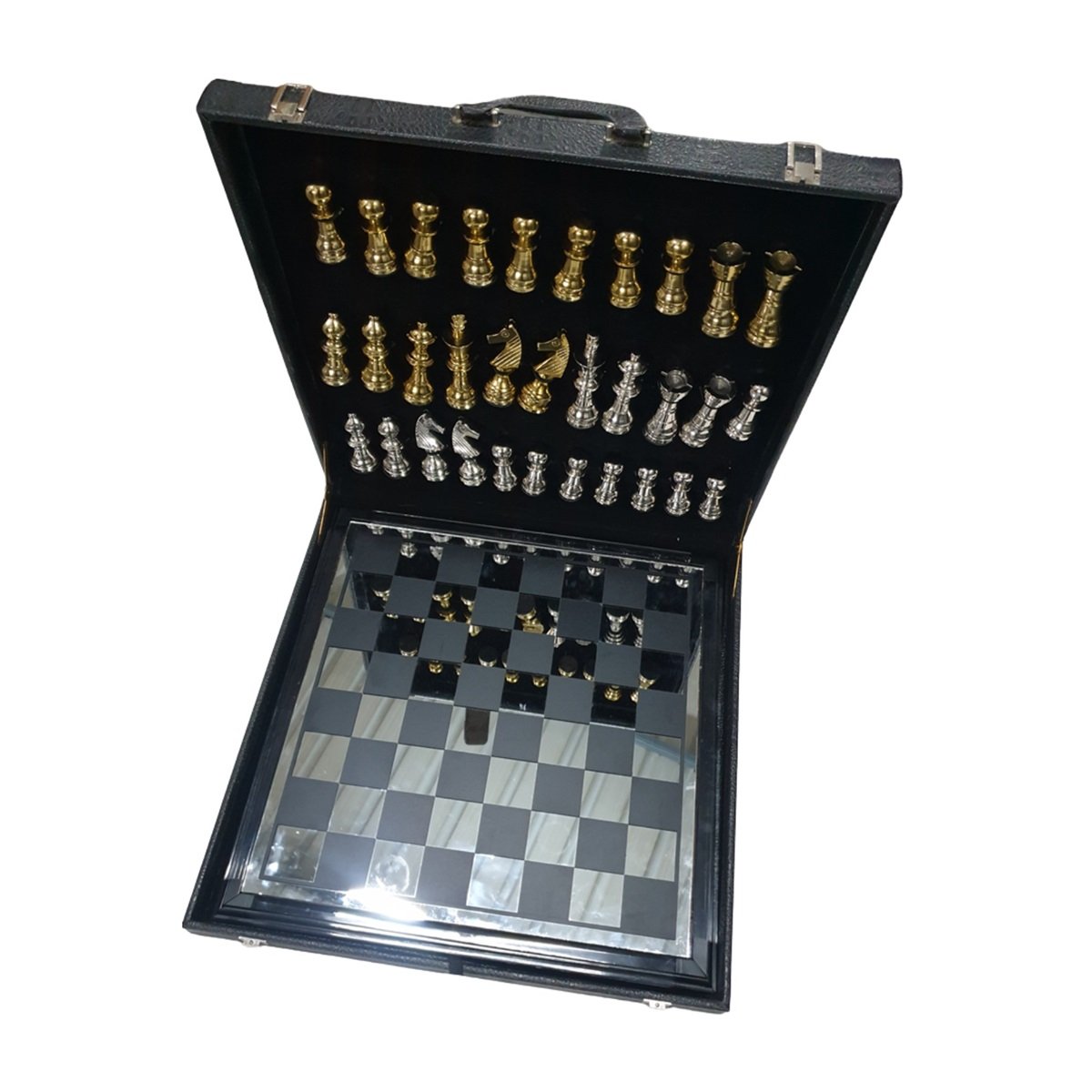 DECORATION INH-100017 SANTRANC WITH REXINE BOX SILVER