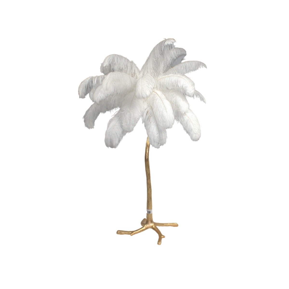FLOOR LAMP FEATHER 100x60 WHITE