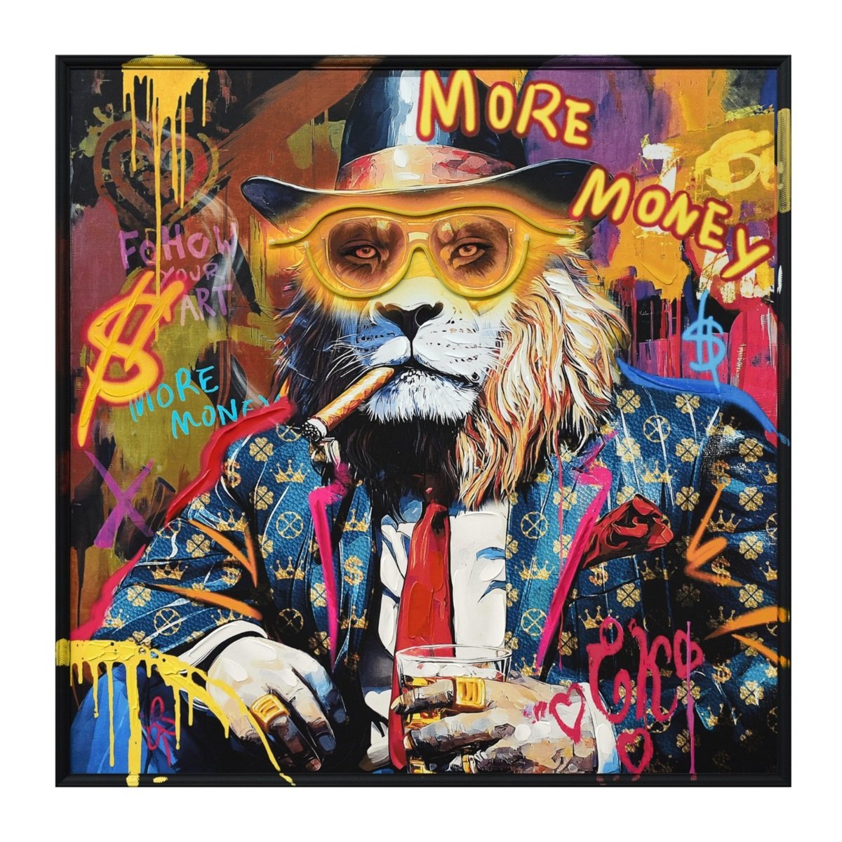 WALL DECORATION 24603ND2-E WITH LED 123X123X3.7