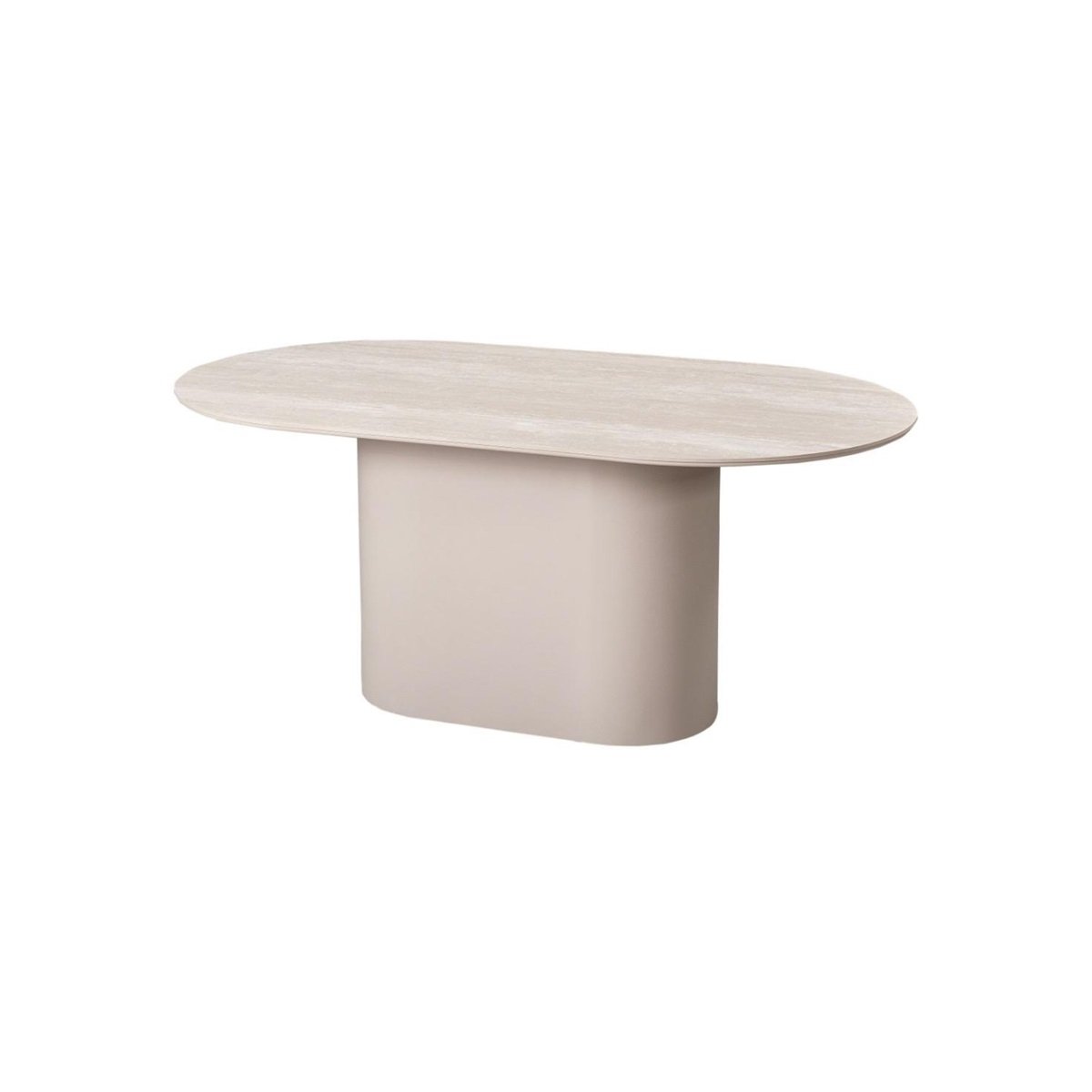 ISABELLA DT 220X110X77 BEIGE STONE TOP