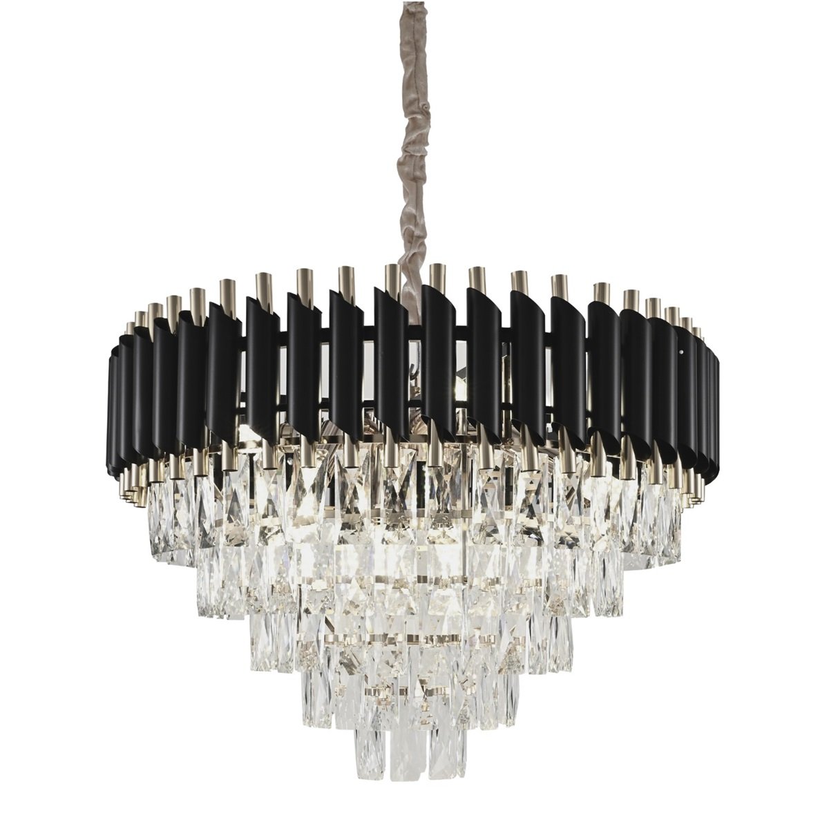 CEILING LAMP QL10631 SH-2040/600 BLACK-SILVER (QL1501)