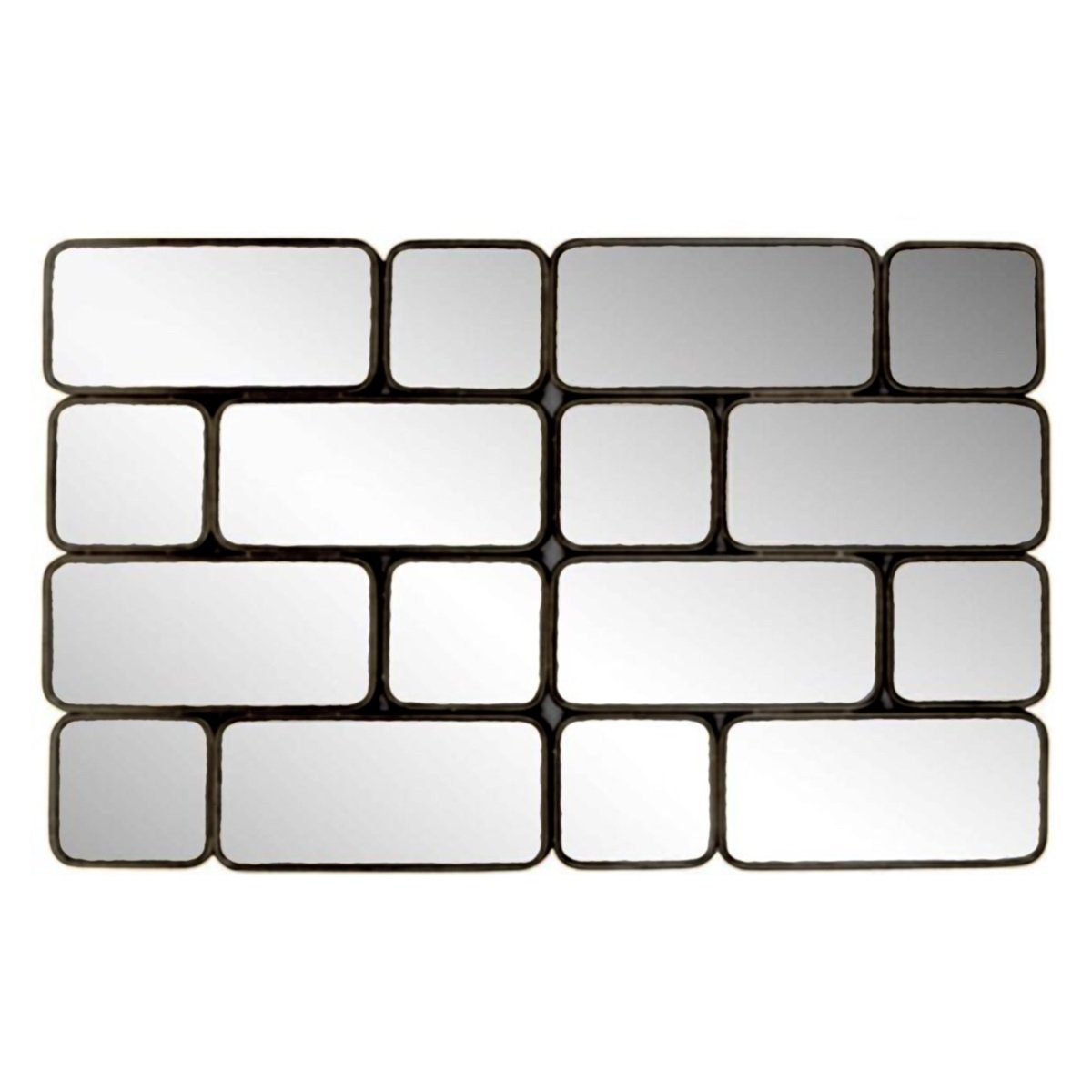 MIRROR AMY MT68 BLACK 140X87,6X2