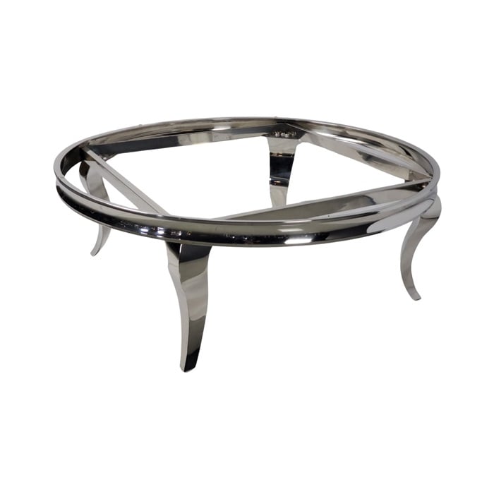 POLO 1203 COFFEE TABLE FRAME + 100X100 SILVER