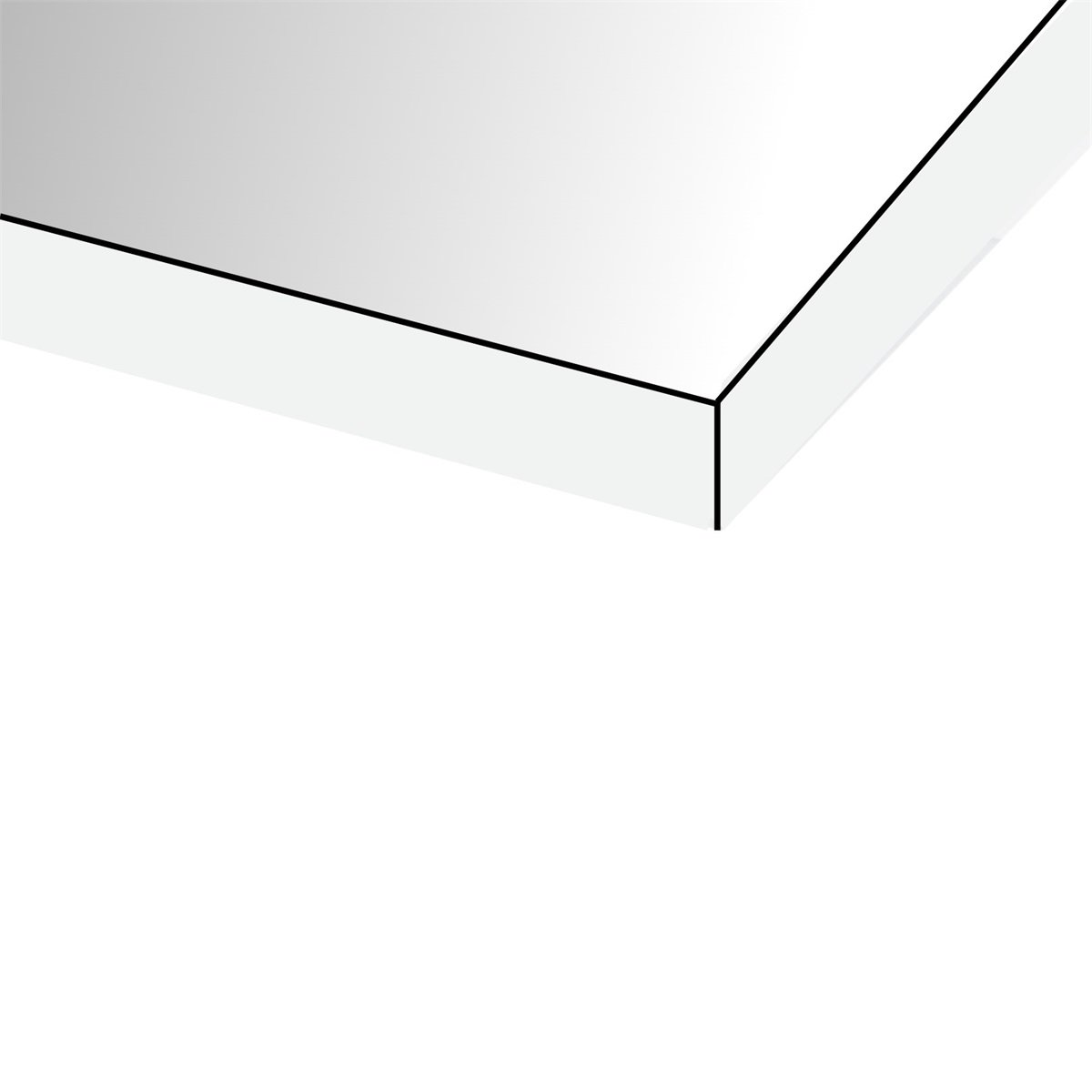 WHITE MIRROR TOP + 130X70