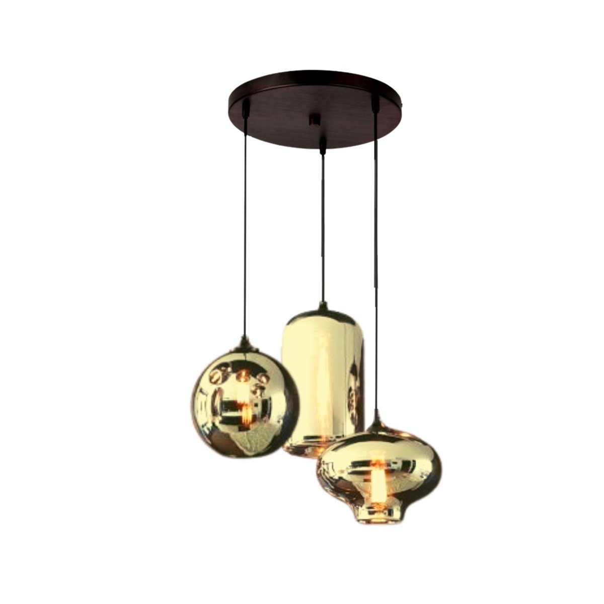 CEILING LAMP QL1085 GOLD 7331B-3 (2