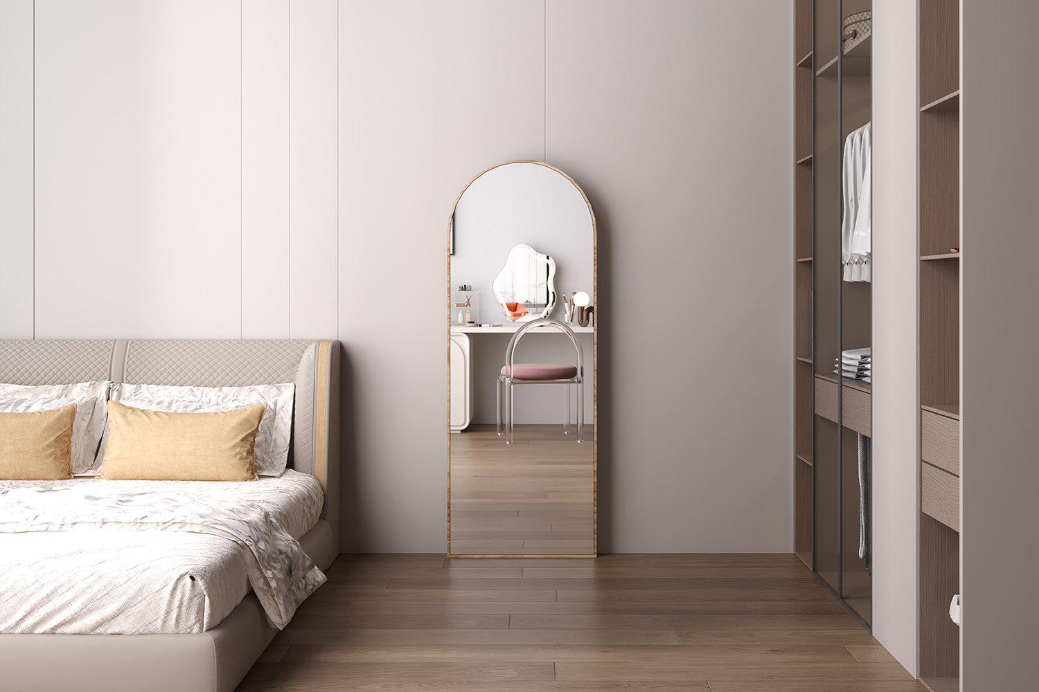 Spiegel 'Rosalie' 160x60 Oude eik