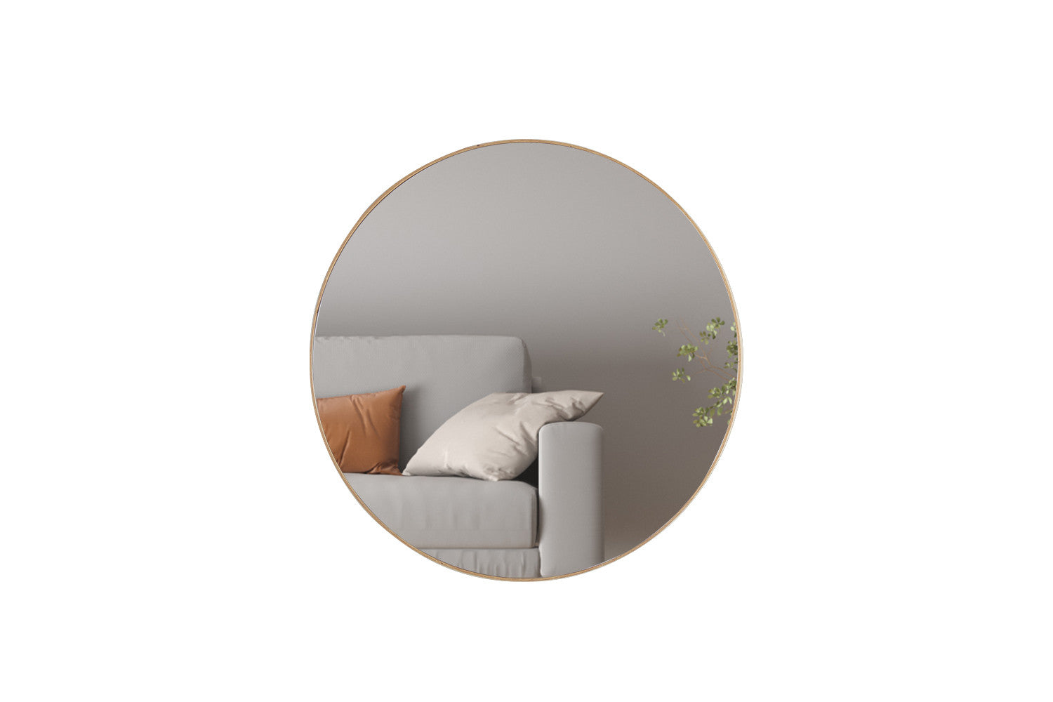 Spiegel 'Ria' 80x80 Oude eik