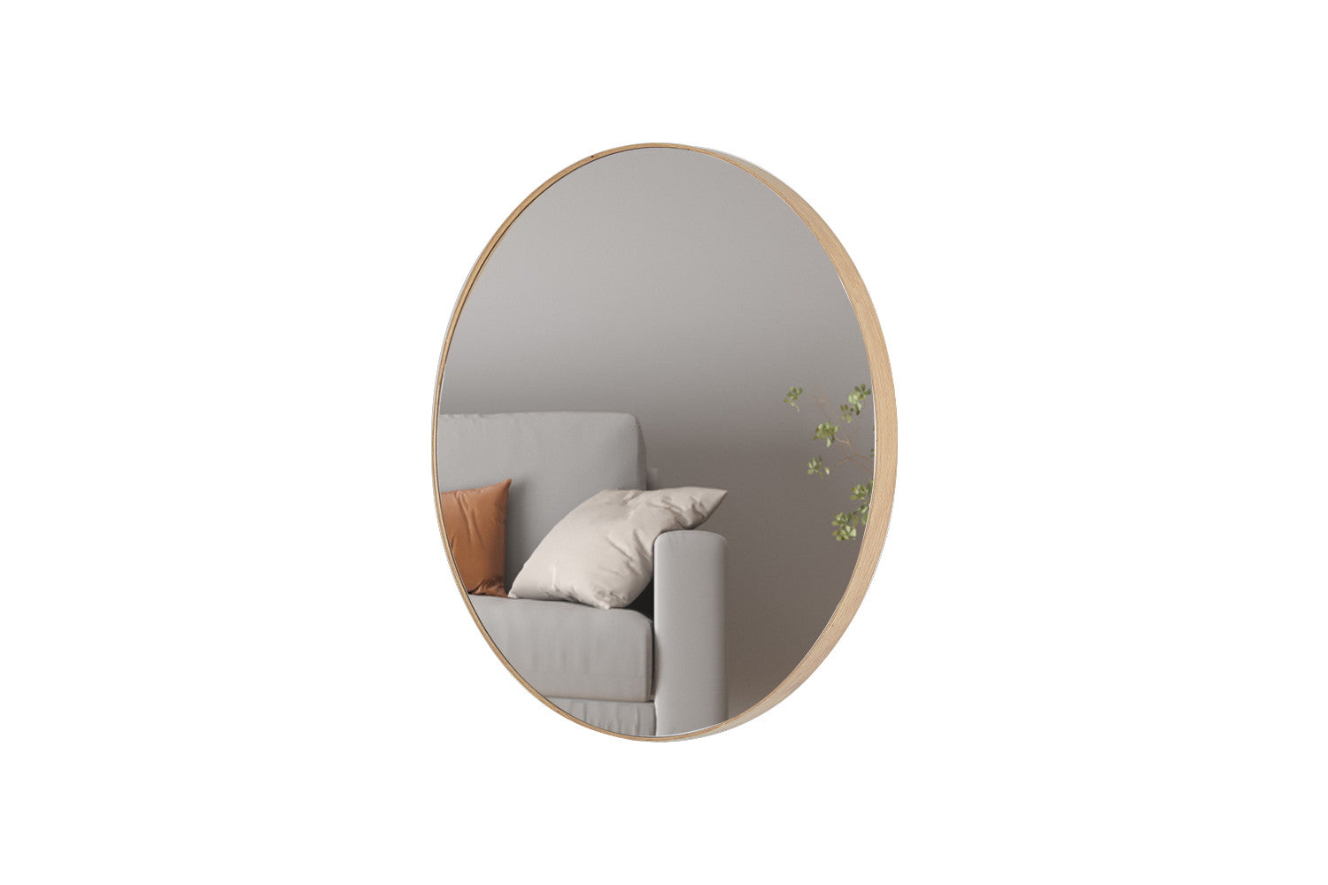 Spiegel 'Ria' 80x80 Oude eik