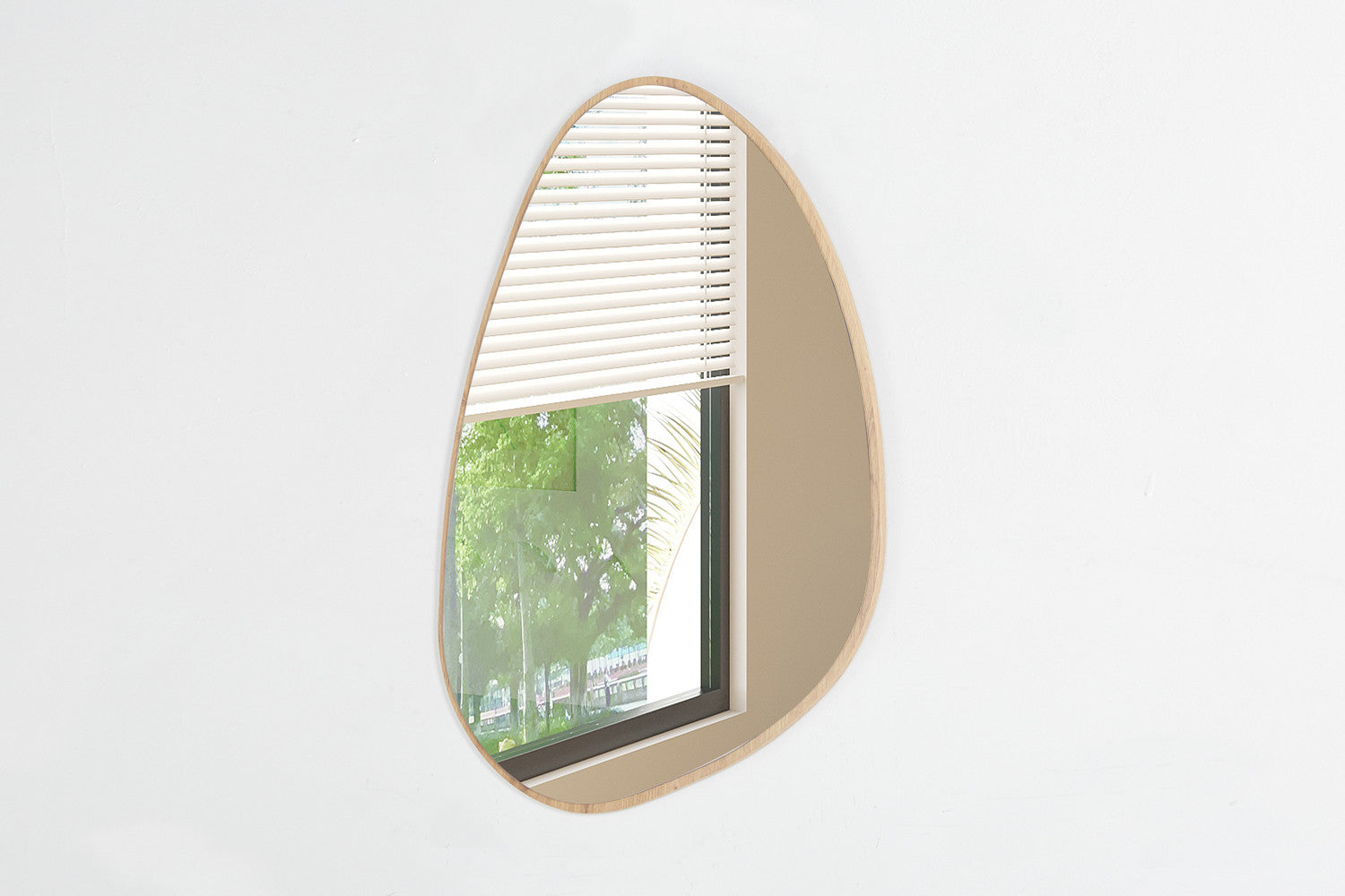 Spiegel 'Roza' 80x60 Oude eik