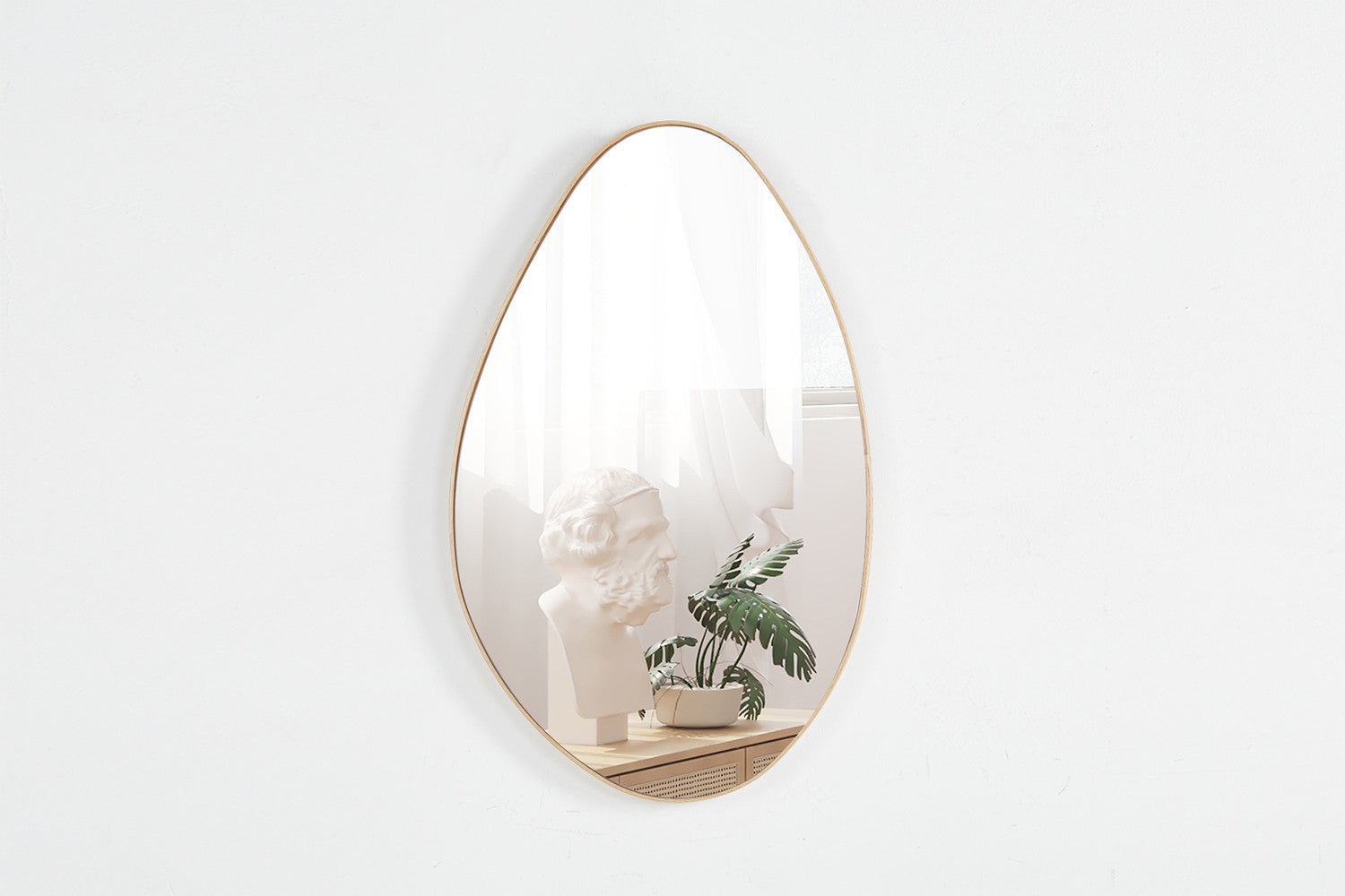 Spiegel 'Romi' 80x50 Oude eik