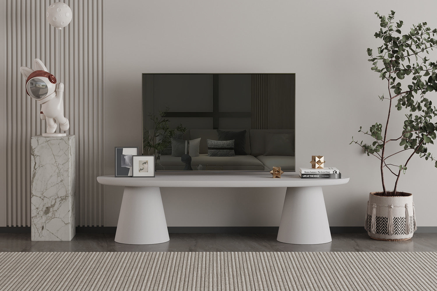'Tavira' 160 cm Cement Ecru