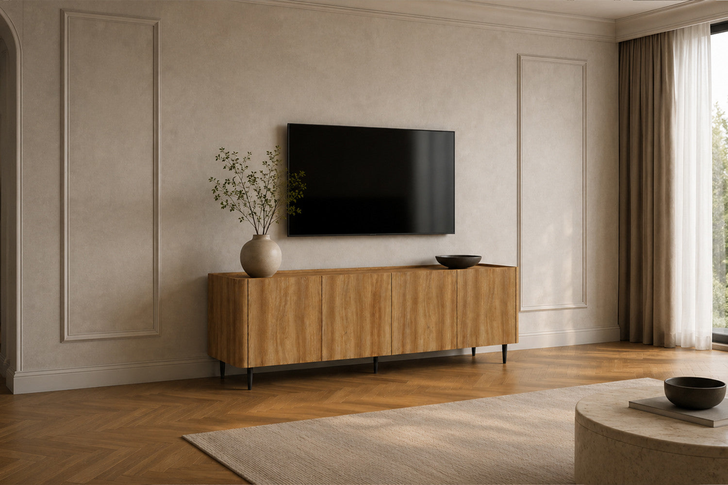 TV meubel 'Kyoto' 170 cm Decor Eik Naturel