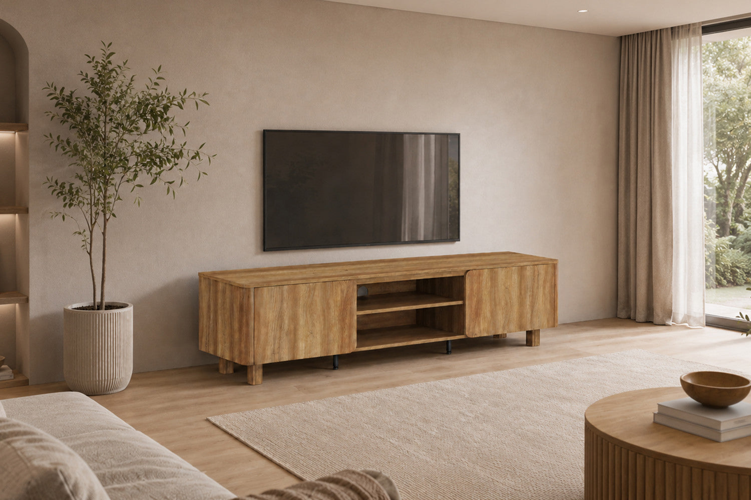 'Malibu' 170 cm Decor Eik Naturel