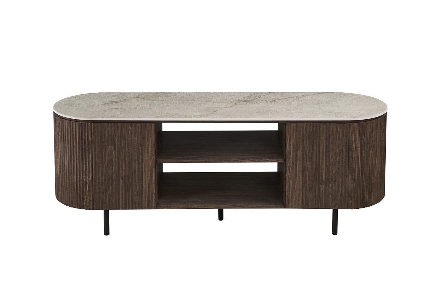 TV meubel 'Vigo' 160 cm Decor Donkere Eik Shakespear Beige