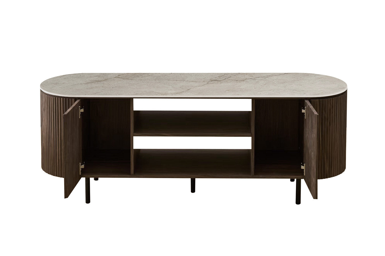 TV meubel 'Vigo' 160 cm Decor Donkere Eik Shakespear Beige