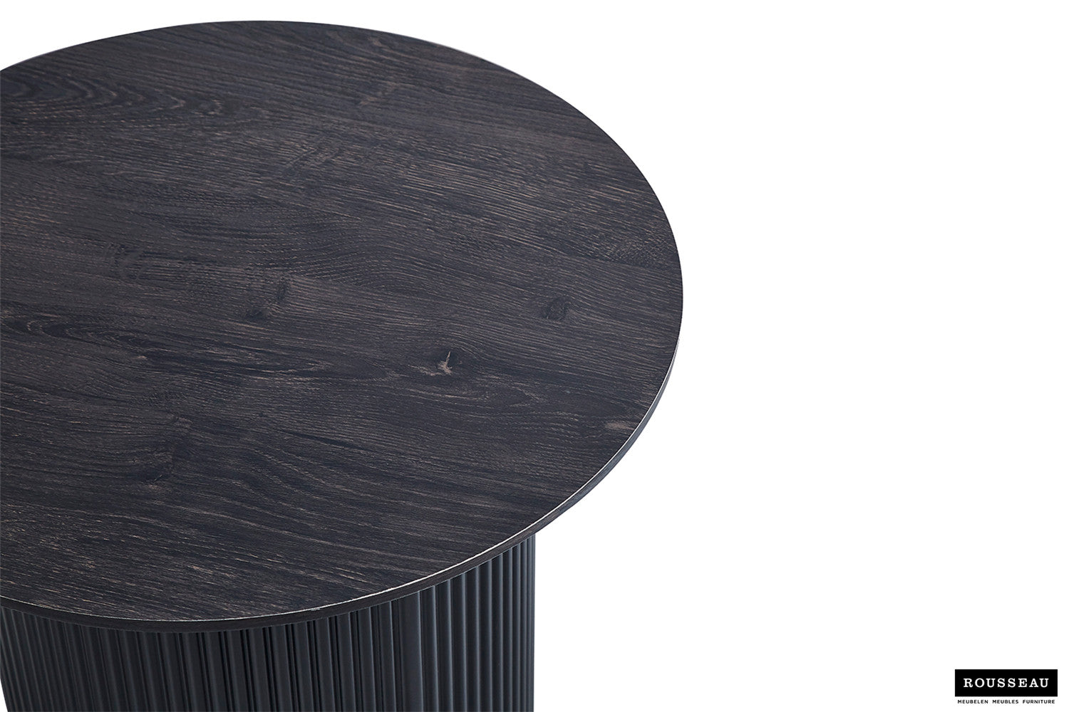 Salontafel 'Lagos' 50 cm Rond Decor Donkerbruin