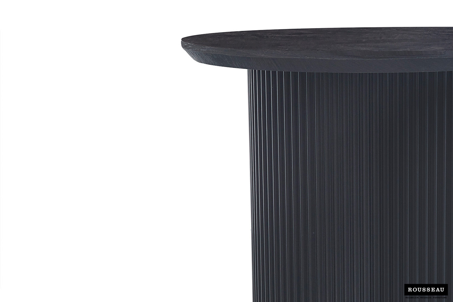 Salontafel 'Lagos' 50 cm Rond Decor Donkerbruin