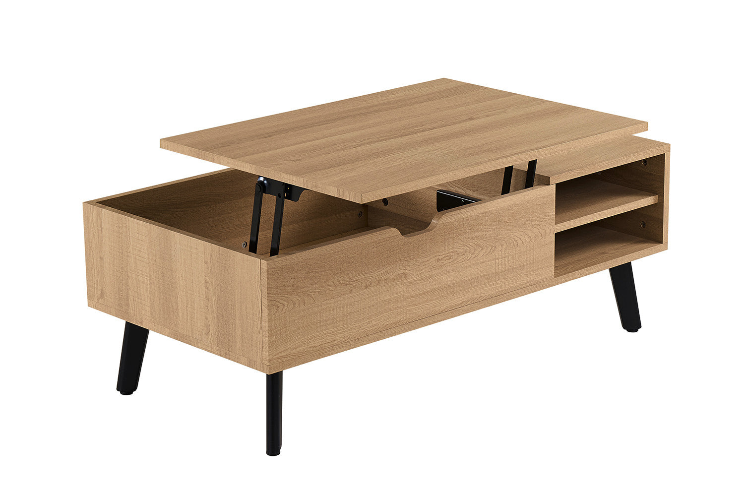 Salontafel 'Justine' Opklapbare top Decor Eik Naturel