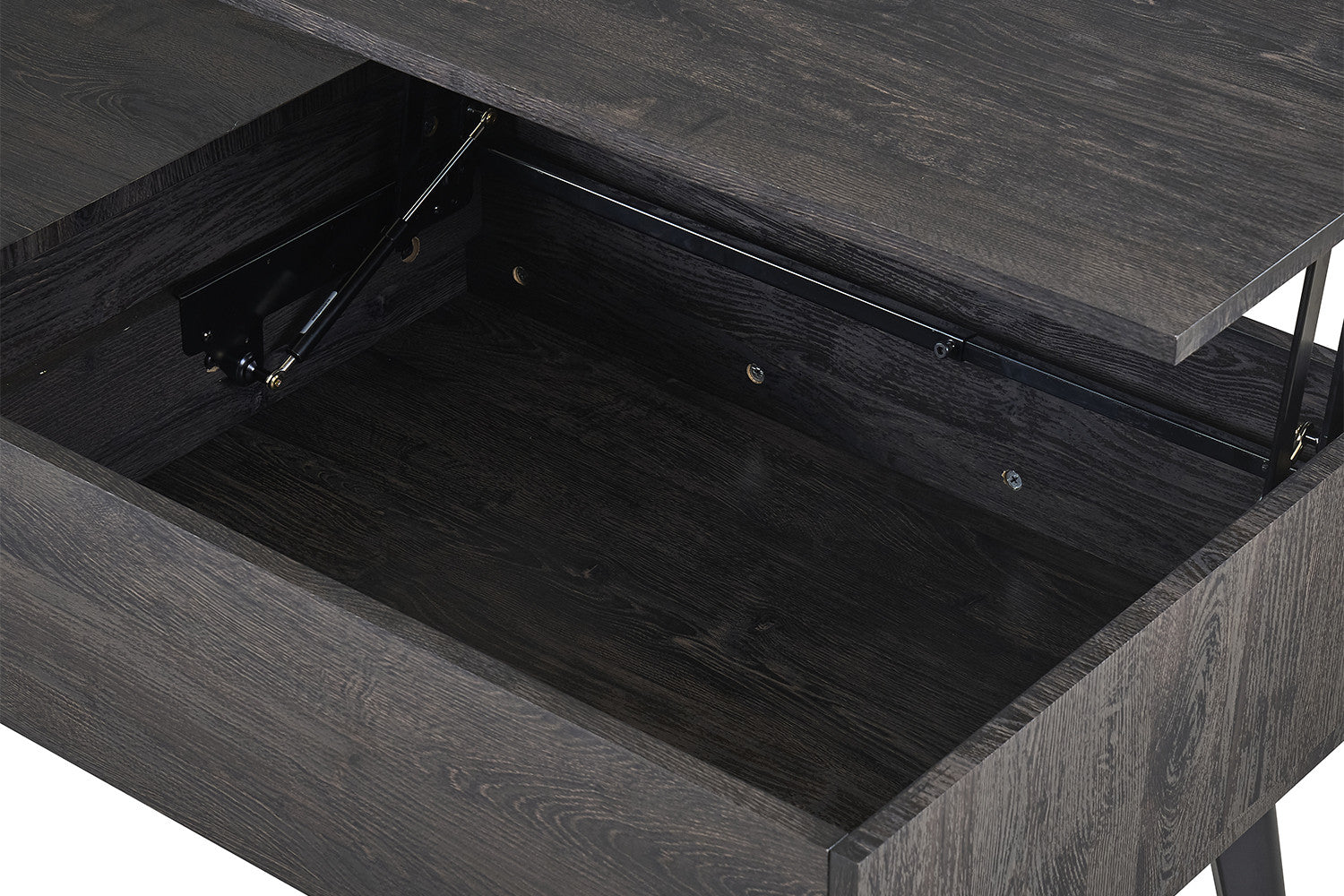 Salontafel 'Justine' Opklapbare top Decor Donkerbruin