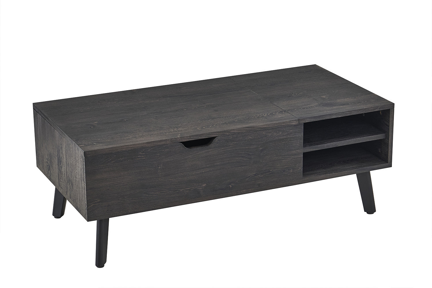 Salontafel 'Justine' Opklapbare top Decor Donkerbruin