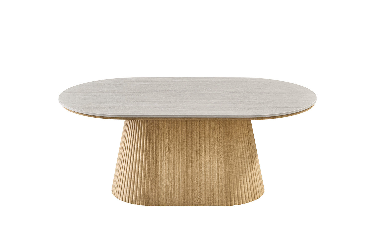 Salontafel 'Vigo' 120 cm Decor Naturel Eik Baroque Grijs