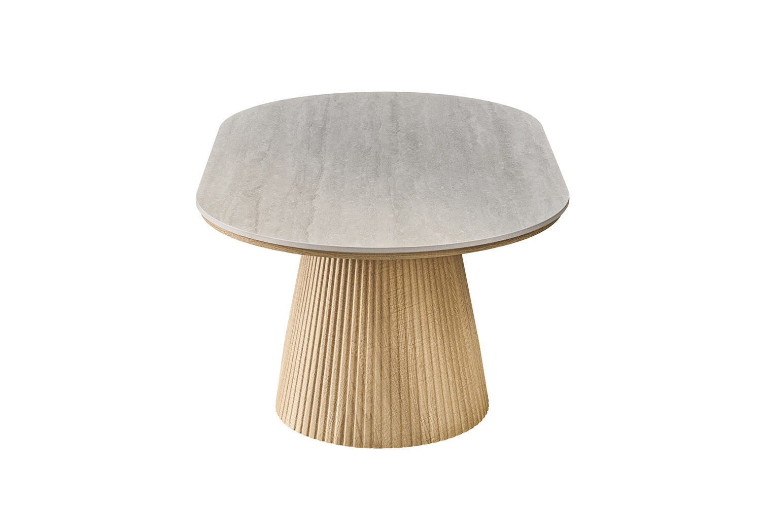 Salontafel 'Vigo' 120 cm Decor Naturel Eik Baroque Grijs
