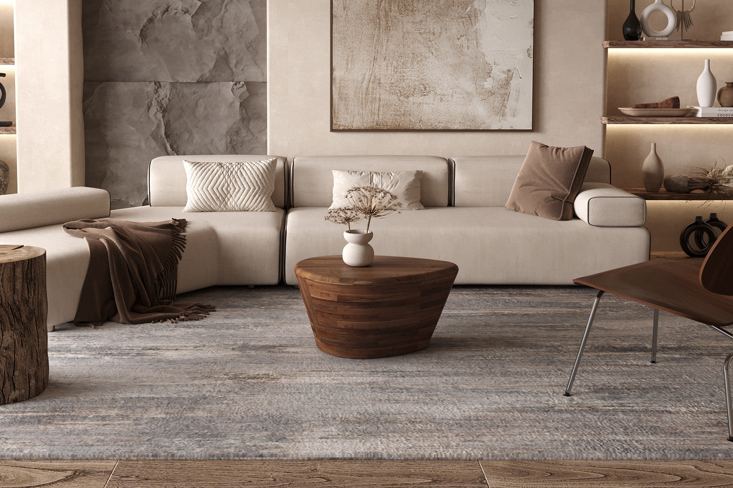 Salontafel 'Matteo' Mango hout Lichtbruin