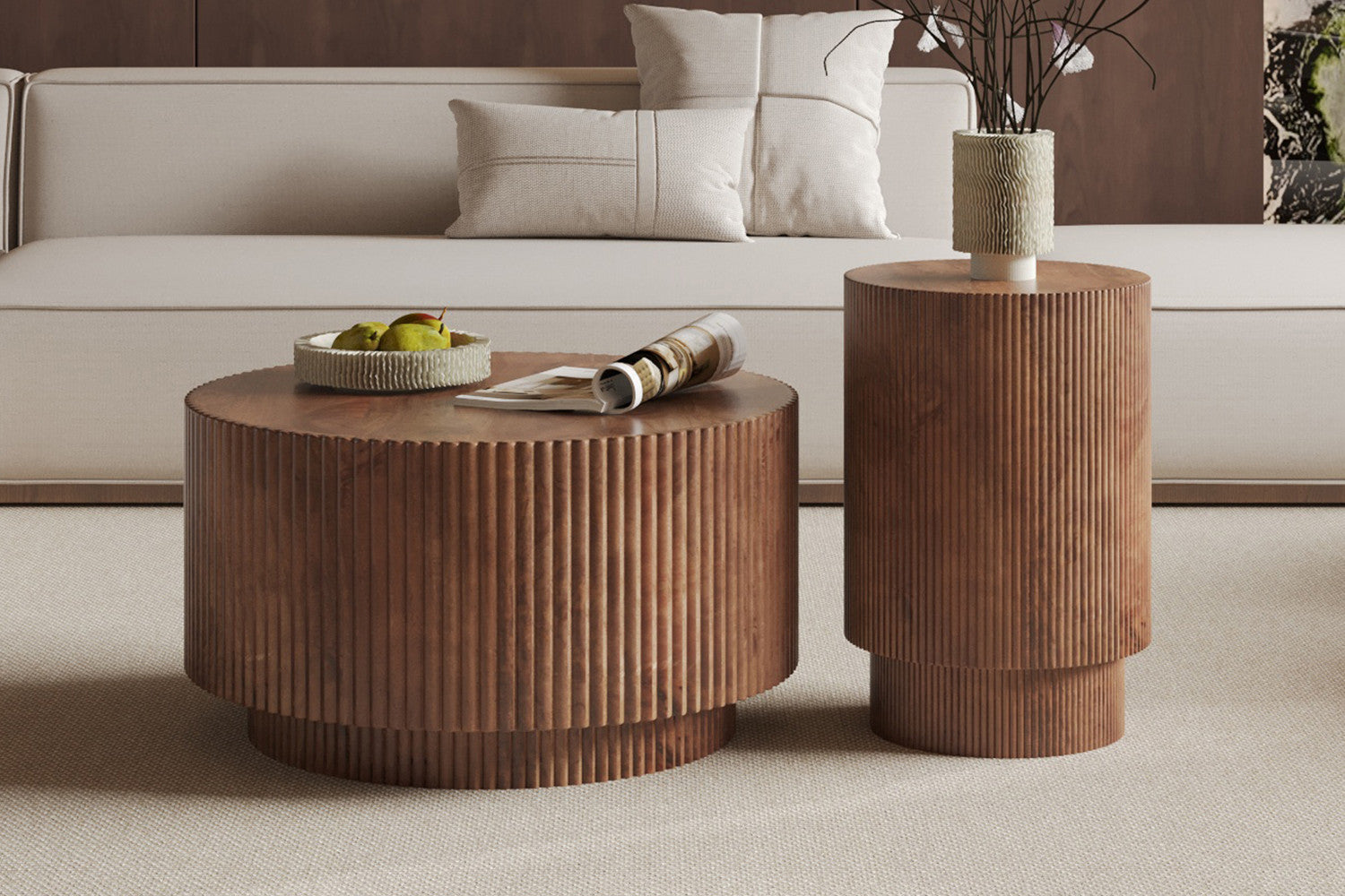 Salontafel 'Victor' Mango hout Lichtbruin