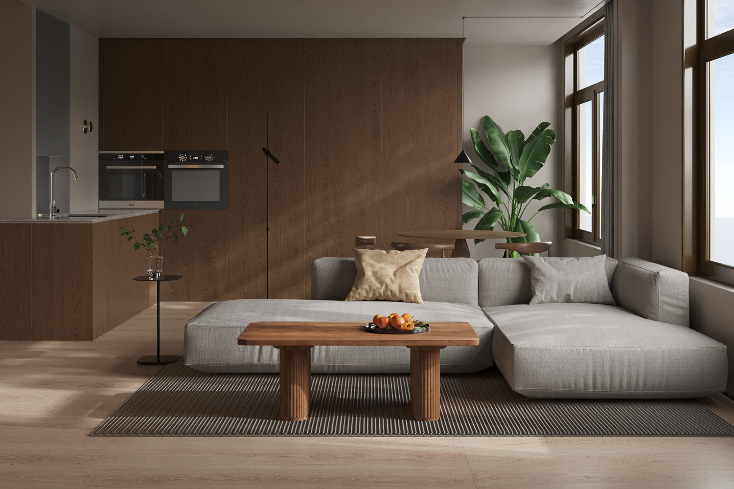 Salontafel 'Jean' Mango hout Lichtbruin