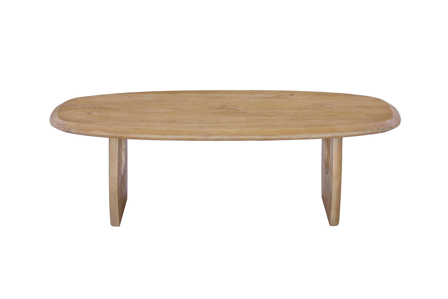 Salontafel 'Braga' Deens Ovaal Mango hout Amandel