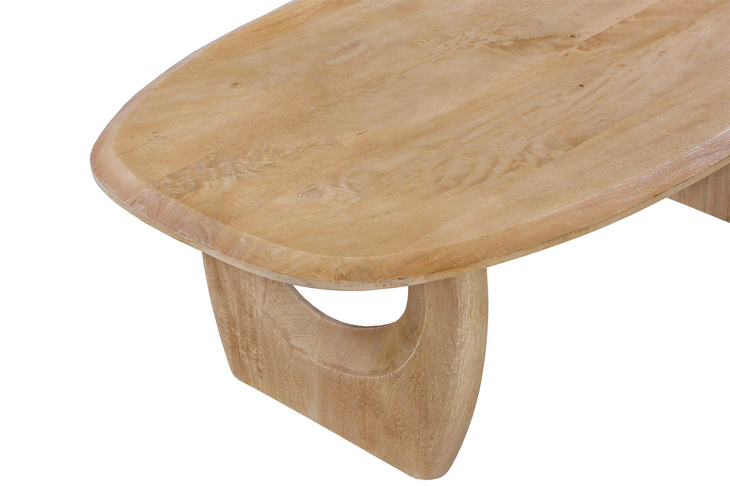 Salontafel 'Braga' Deens Ovaal Mango hout Amandel