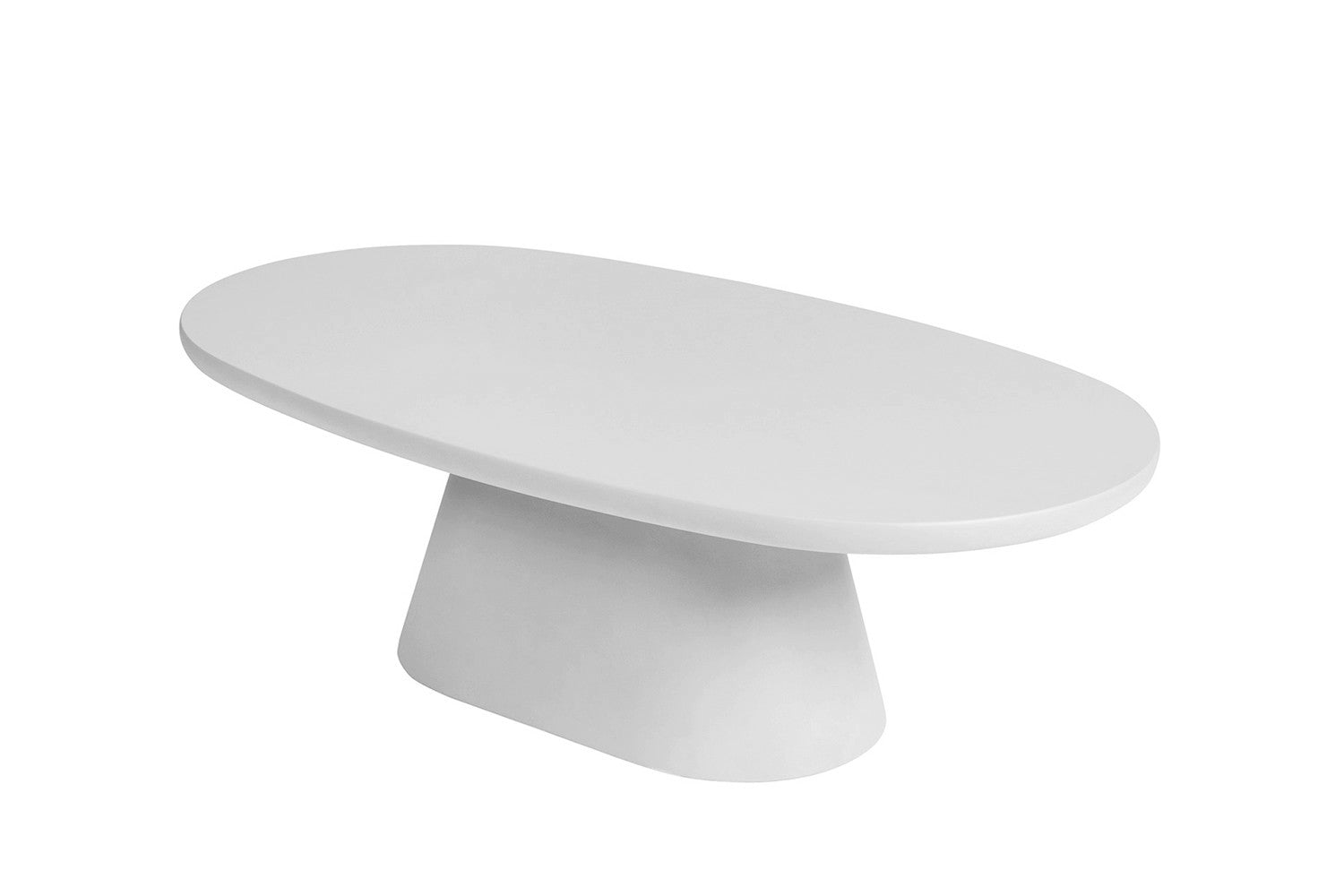 Salontafel 'Tavira' 120 cm Ovaal Cement Ecru