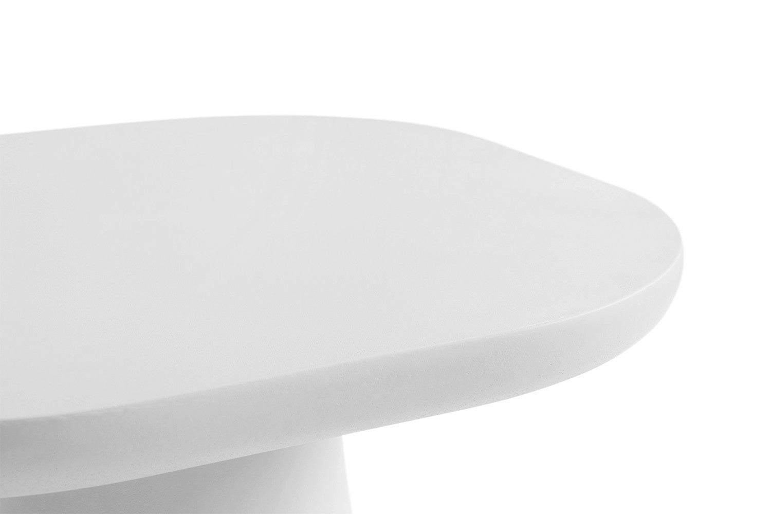 Salontafel 'Tavira' 55 cm Ovaal Cement Ecru