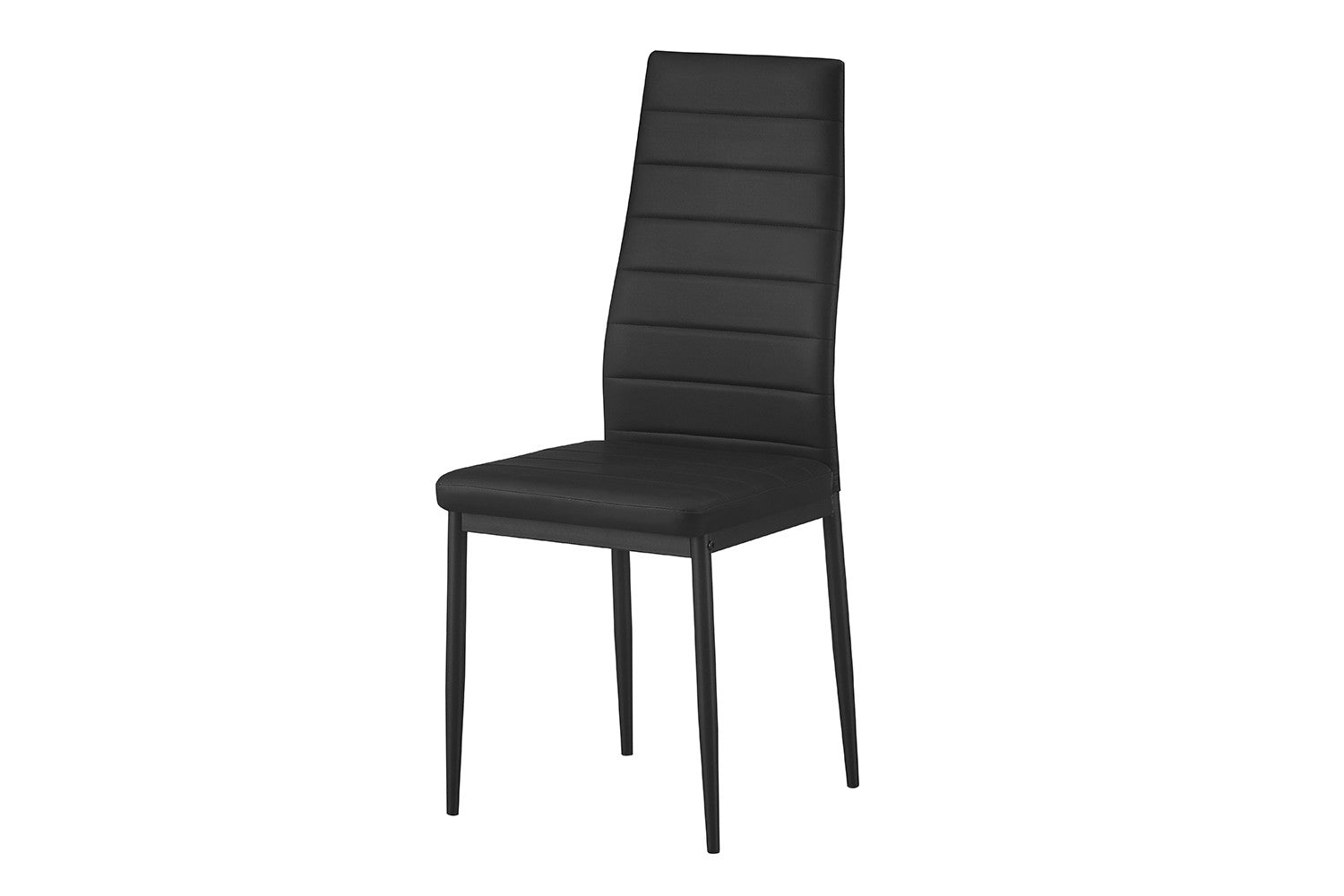 Set van 4 stoelen 'Cato/Kenzo' PU Zwart