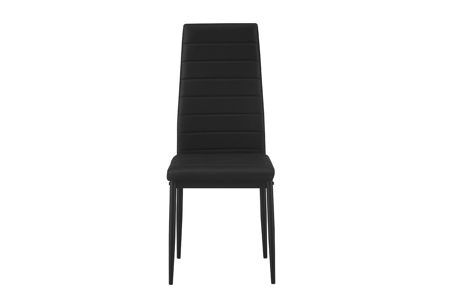 Set van 4 stoelen 'Cato/Kenzo' PU Zwart