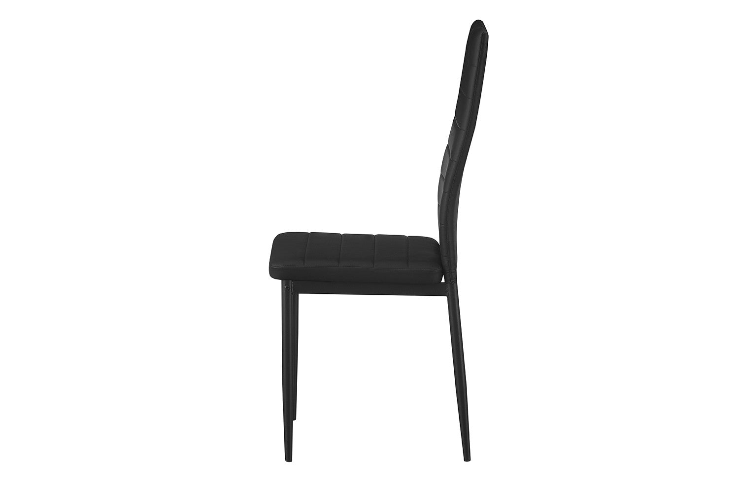 Set van 4 stoelen 'Cato/Kenzo' PU Zwart