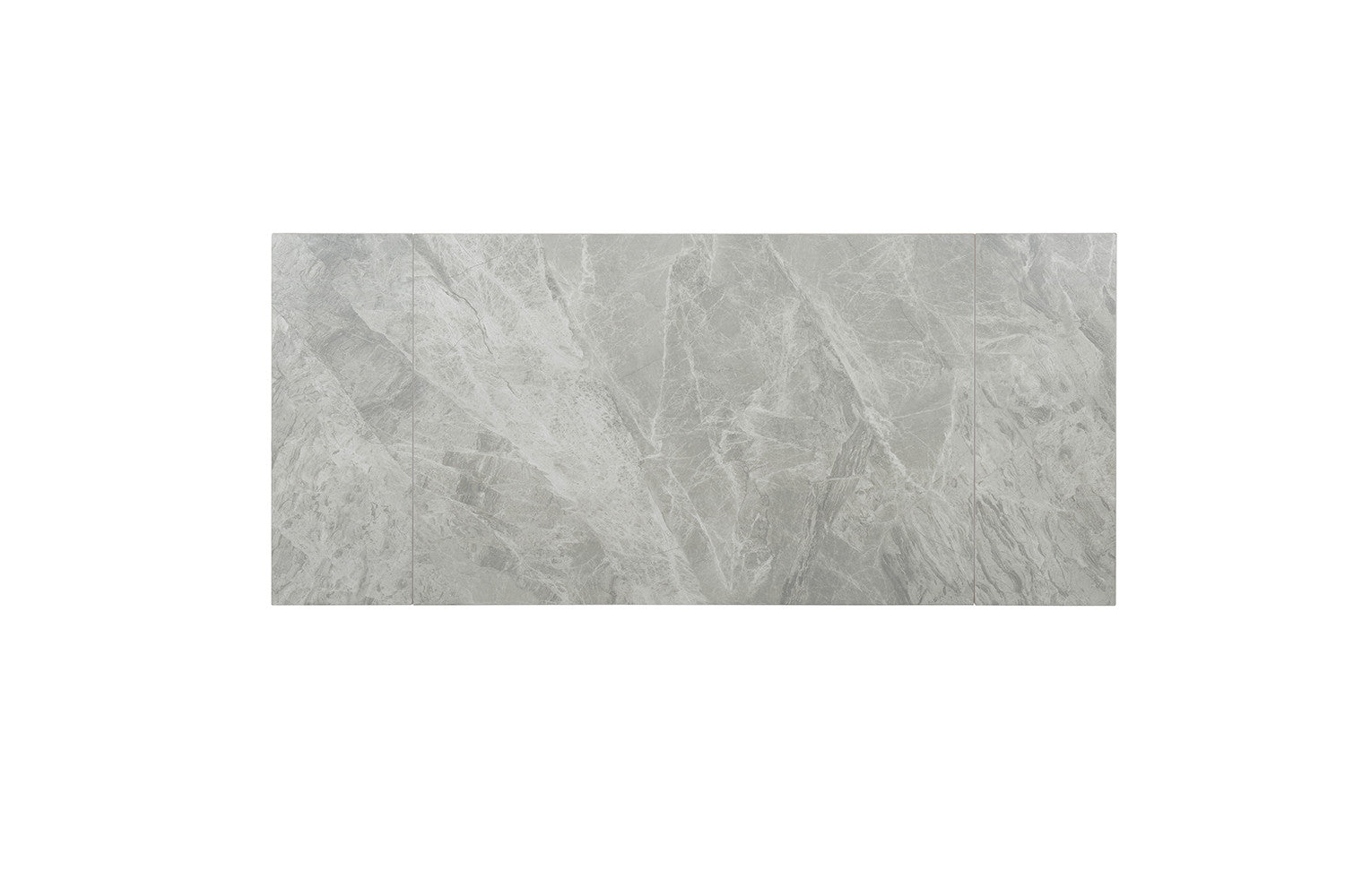 - Uitschuifbare tafel 'Hero' 120-180 cm Glanzend Steen Italian Grijs