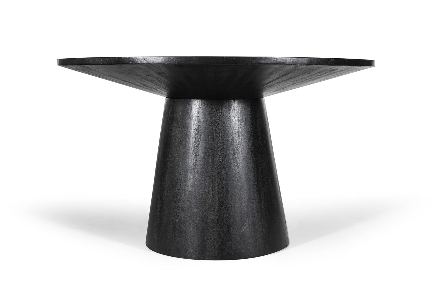 'Tommy' 130 cm Rond Mango hout Zwart