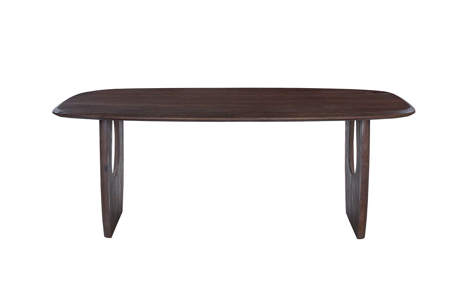 Tafel 'Braga' Deens Ovaal Mango hout Donkerbruin