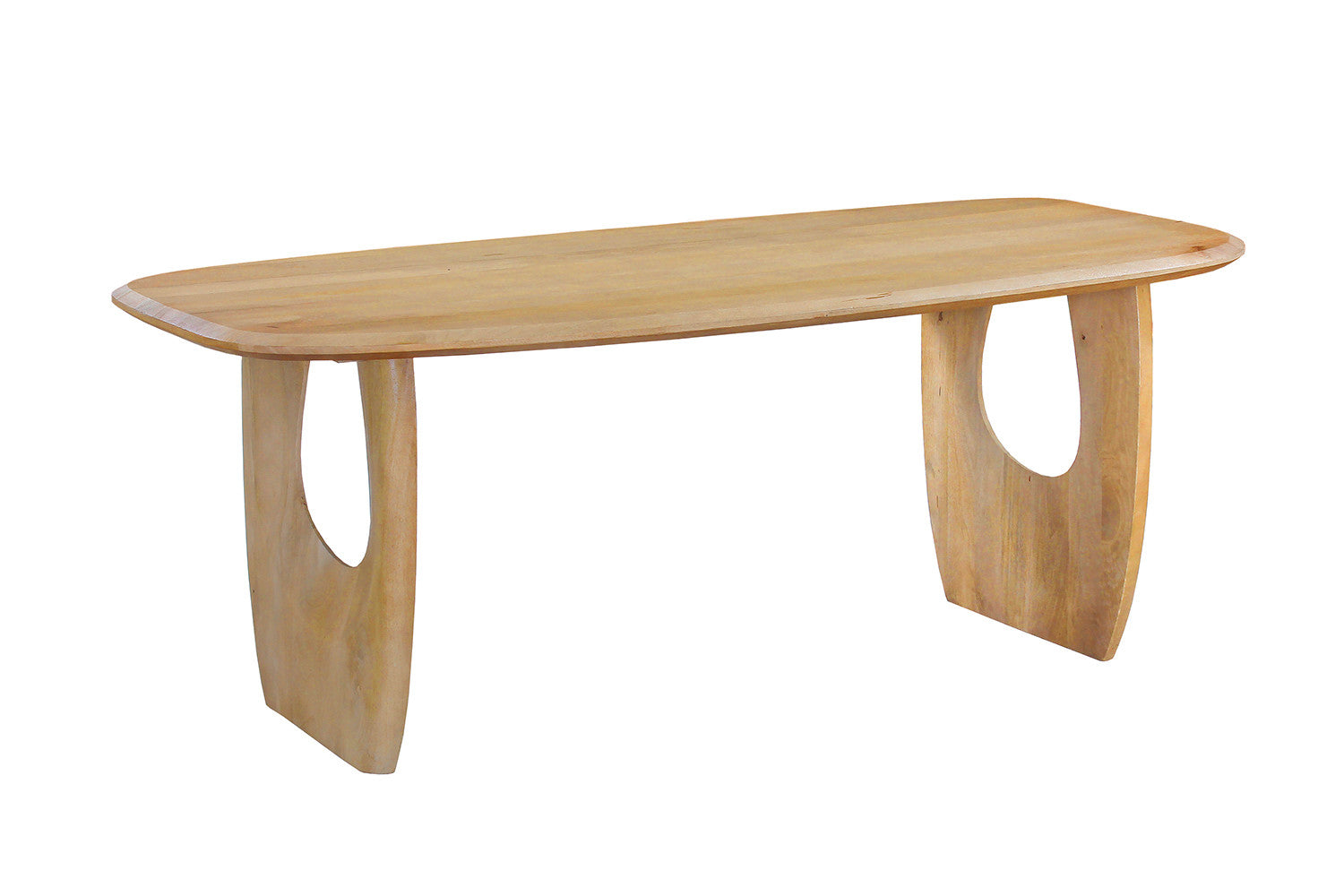 Tafel 'Braga' Deens Ovaal Mango hout Amandel