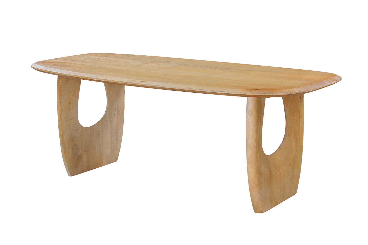 Tafel 'Braga' Deens Ovaal Mango hout Amandel