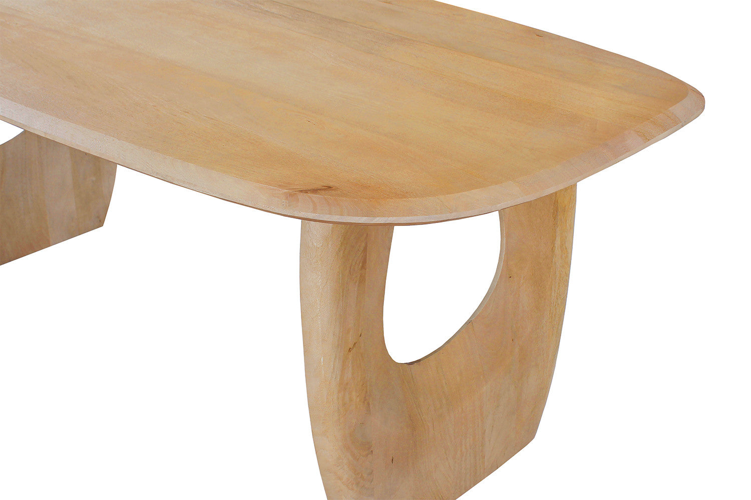 Tafel 'Braga' Deens Ovaal Mango hout Amandel