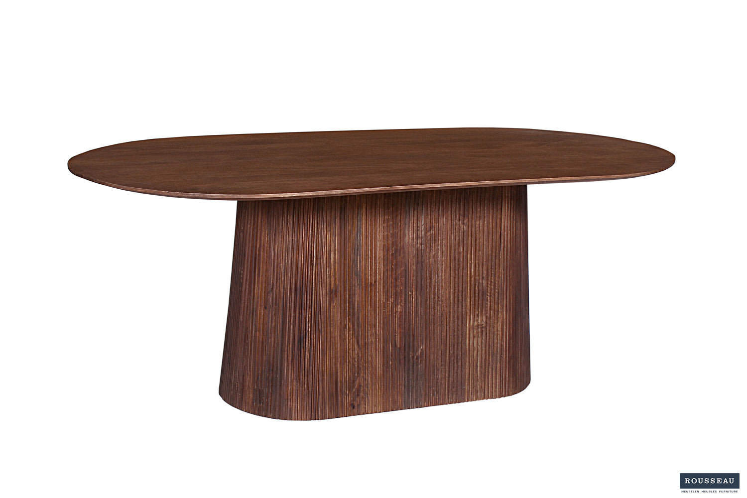 Miguel' 200 cm Ovaal Mango hout Lichtbruin